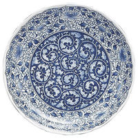 金正陶器 濃唐草 尺二皿 65-54907014 1個（直送品）