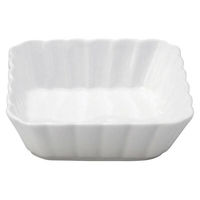 金正陶器 かすみ 白 11cm浅角鉢 65-56100068 1セット(6個)（直送品）