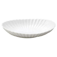 金正陶器 かすみ 白 楕円皿 中 65-56100076 1セット(6個)（直送品）