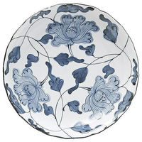 金正陶器 牡丹唐草 尺二皿 65-54978014 1個（直送品）