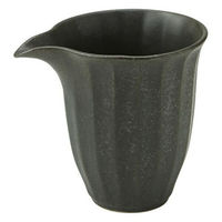 金正陶器 かすみ 黒 酒器 65-56130058 1セット(3個)（直送品）