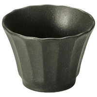 金正陶器 かすみ 黒 ぐい呑み 65-56130056 1セット(10個)（直送品）