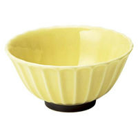金正陶器 かすみ 黄 11.5cmボウル 65-56165022 1セット(6個)（直送品）