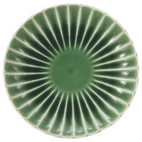 金正陶器 かすみ 緑 14.5cm丸皿 65-56171005 1セット(6個)（直送品）