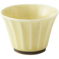 金正陶器 かすみ 黄 ぐい呑み 65-56165056 1セット(10個)（直送品）