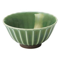 金正陶器 かすみ 緑 11.5cmボウル 65-56171022 1セット(6個)（直送品）