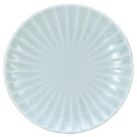 金正陶器 かすみ 青白 12.5cm丸皿 65-56180006 1セット(10個)（直送品）