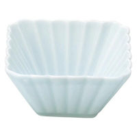 金正陶器 かすみ 青白 9cm正角深鉢 65-56180065 1セット(6個)（直送品）