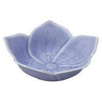 金正陶器 桔梗 紫 浅鉢 大 65-56388001 1セット(6個)（直送品）