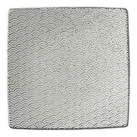 金正陶器 古代粉引き 青海波 15.5cm正角皿 65-57683066 1セット(3個)（直送品）