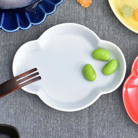 金正陶器 豆皿チップブルー雲小皿 g-1942-17 1セット(10個)（直送品）