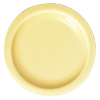 金正陶器 イエローリム小皿 g-1942-05 1セット(10個)（直送品）