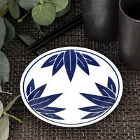 金正陶器 engi紋染付小皿 竹 g-1943-07 1セット(6個)（直送品）