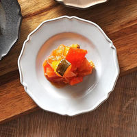 金正陶器 デプレホワイトプチラウンドプレート g-2203-20 1セット(6個)（直送品）