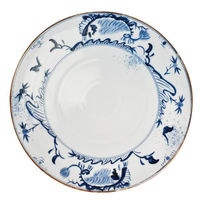 金正陶器 染付絵フラットプレート g-2214-09 1個（直送品）