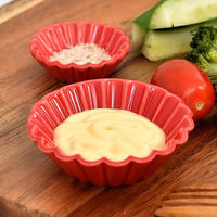 金正陶器 レッドベーキングカップ丸大 g-2219-01 1セット(10個)（直送品）