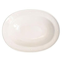 金正陶器 エアリードットリム楕円鉢 g-2222-03 1セット(6個)（直送品）