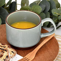 金正陶器 スタッキングマグライトグリーン g-2223-04 1セット(6個)（直送品）