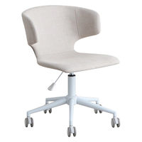 【軒先渡し】東馬 TMレイド ワークチェア ホワイトベージュ 54689180 1台（直送品）