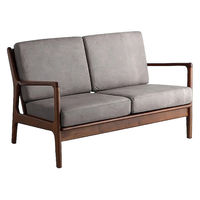 ダークグレー 合成皮革 ソファ　桜屋工業　LS-408 ダークグレー 合成皮革 ソファ 桜屋工業 LS-408