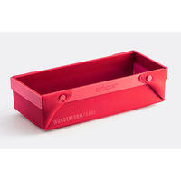 清水産業 洗いやすい たためる焼き型M レッド 120710 1個（直送品）