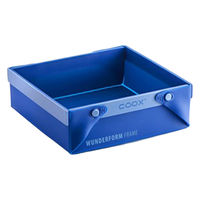 清水産業 洗いやすい たためる焼き型SQ ブルー 120714 1個（直送品）