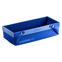 清水産業 洗いやすい たためる焼き型M ブルー 120713 1個（直送品）