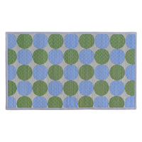 インスタイル い草マットサークル 48×80cm グリーン 75805 1個（直送品）