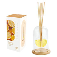 ディフューザー キシマ フラワーベースリードディフューザー Good Sleep オレンジ 1個