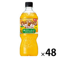 サントリー クラフトボス 世界のTEA 柚子ティーエード 600ml 1セット（48本）