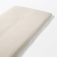 無印良品 綿フランネル敷ふとんシーツ Ｓ 兼浅型ボックスシーツ １００×２００×３‐１０ｃｍ用 ベージュ 良品計画