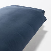 無印良品 綿フランネル掛ふとんカバー Ｄ １９０×２１０ｃｍ用 ネイビー 良品計画