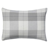 無印良品 綿フランネルまくらカバー４３×６３ｃｍ用 グレーチェック 良品計画