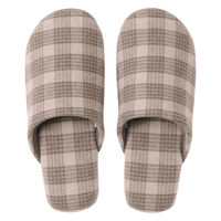 無印良品 綿フランネル履き心地やわらか足なりスリッパ ＸＬ ２７．５～３０ｃｍ用 ブラウン 良品計画