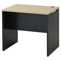 マルチワークCFカウンター 幅800×奥行600×高さ720mm ナチュラルウッド天板/ブラック脚 1台 オリジナル