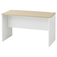 マルチワークCFカウンター 幅1200×奥行600×高さ720mm ナチュラルウッド天板/ホワイト脚 1台 オリジナル