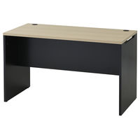 マルチワークCFカウンター 幅1200×奥行600×高さ720mm ナチュラルウッド天板/ブラック脚 1台 オリジナル