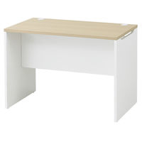 マルチワークCFカウンター 幅1000×奥行600×高さ720mm ナチュラルウッド天板/ホワイト脚 1台 オリジナル