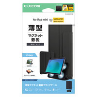 エレコム iPad mini ケース 8.3インチ(A17 Pro) 軽量 薄型 TB-A25SWVPF2BK 1個