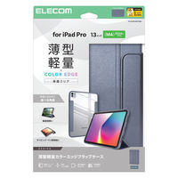 エレコム iPad Pro ケース 13インチ (M4) マグネット式フラップ 耐衝撃 TB-A25PLWVFCBG 1個