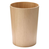 無印良品 木製ごみ箱 袋止めワイヤー付 丸型 約直径２３．５×高さ３０．５ｃｍ 良品計画