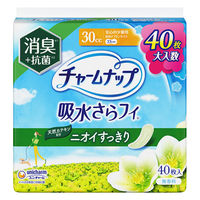 大容量 吸水ナプキン チャームナップ 吸水さらフィ 安心の少量用 30cc 羽なし 23cm 1パック（40枚）尿漏れ ユニ・チャーム