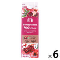 成城石井 カリフォルニア産ザクロ 100％ジュース 1000ml 1箱（6本入）
