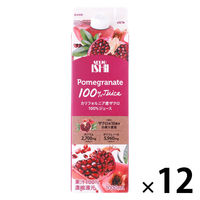 成城石井 カリフォルニア産ザクロ 100％ジュース 1000ml 1セット（12本）