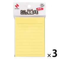 ニチバン ポイントメモ 再生紙シリーズ 印刷規格品 Pー114 1セット(1パック×3)