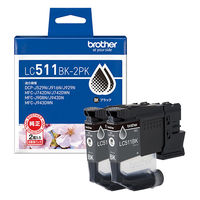 ブラザー（brother） 純正インクカートリッジ LC511BK-2PK ブラック2個入 1箱