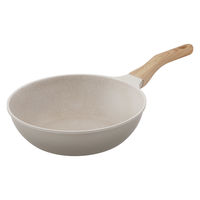 ナチュかるフライパン炒め鍋26cm IH・ガス火両用 グレイッシュモカ NTL-W26MO 1個 アイリスオーヤマ