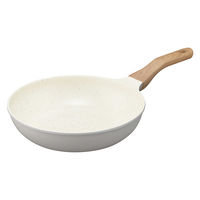 ナチュかるフライパン 26cm IH・ガス火両用 パールグレー×アイボリー NTL-F26PG 1個 アイリスオーヤマ