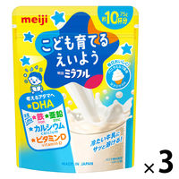 明治ミラフル　粉末飲料　こども育てるえいよう　バニラミルク風味　1セット（1袋（75g）×3）