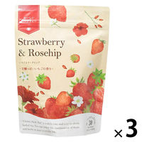 生活の木 おいしいハーブティー いちご＆ローズヒップ 1セット（1袋（30バッグ入）×3）